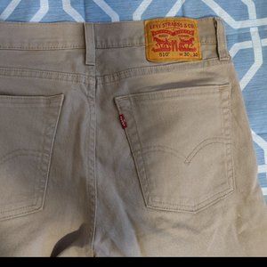 Levi's Jeans 510 Skinny (30 x 32) Tan Khaki